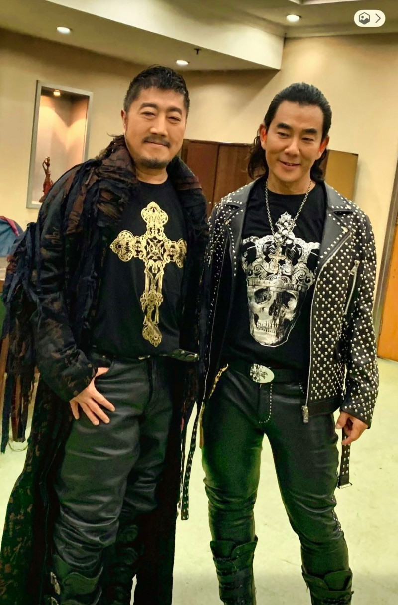 小蟲與任賢齊是好哥兒們，私下交情深篤。（小蟲提供）