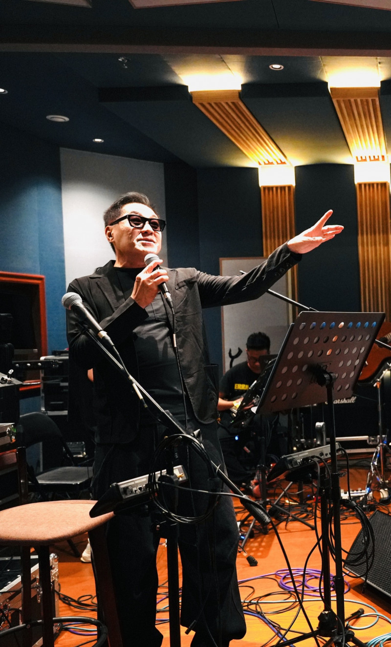 文章為了演唱會賣力彩排。（川合音樂提供）