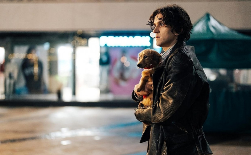 哈利梅林演出《後座力》最難的是坐重機後座的飆車戲，一度不敢上座。（海鵬提供）