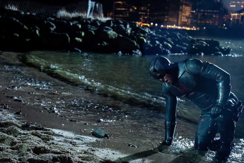 查理考克斯演出《夜魔俠：重生》第二季，相當考驗體能。（Disney+ 提供）