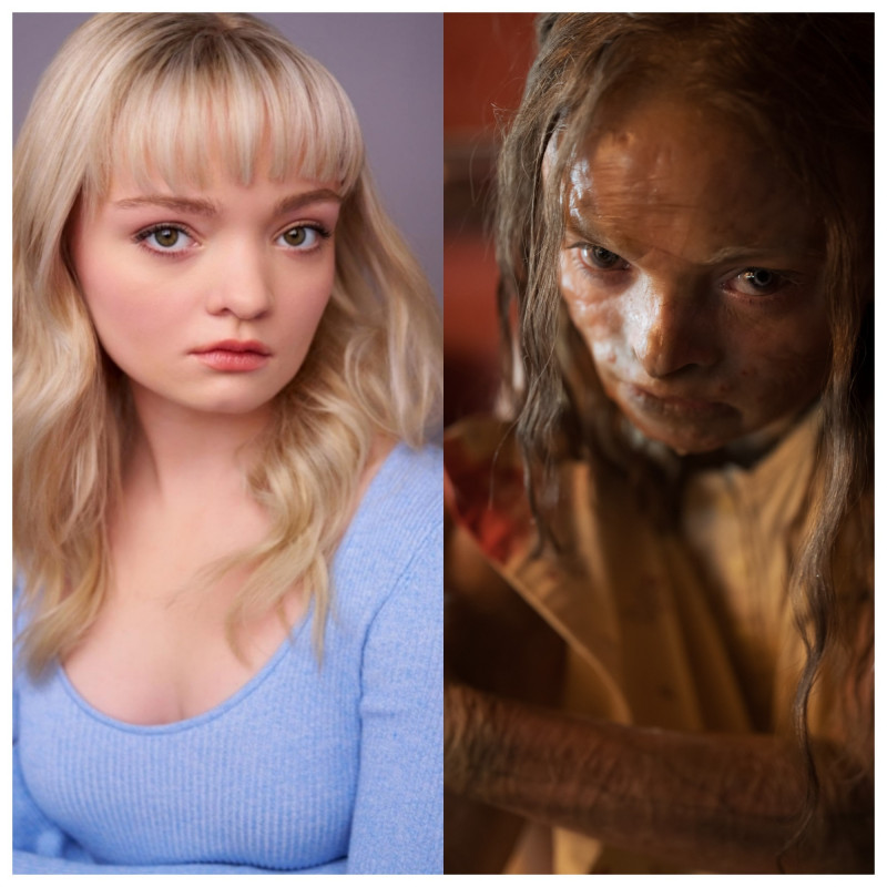 娜塔莉格雷斯現實與《李克寧 墓乃伊》中駭人形象有極大反差。（華納兄弟提供）