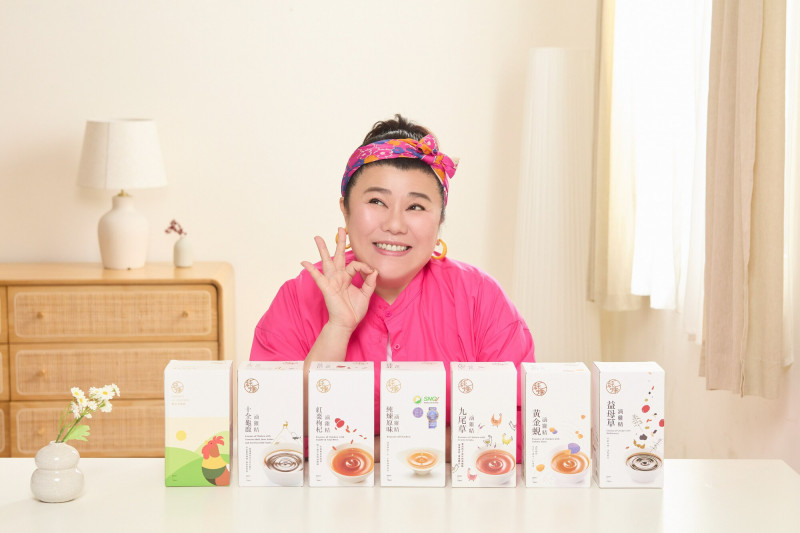 林美秀擔任補給品牌代言人。（純煉滴雞精提供）