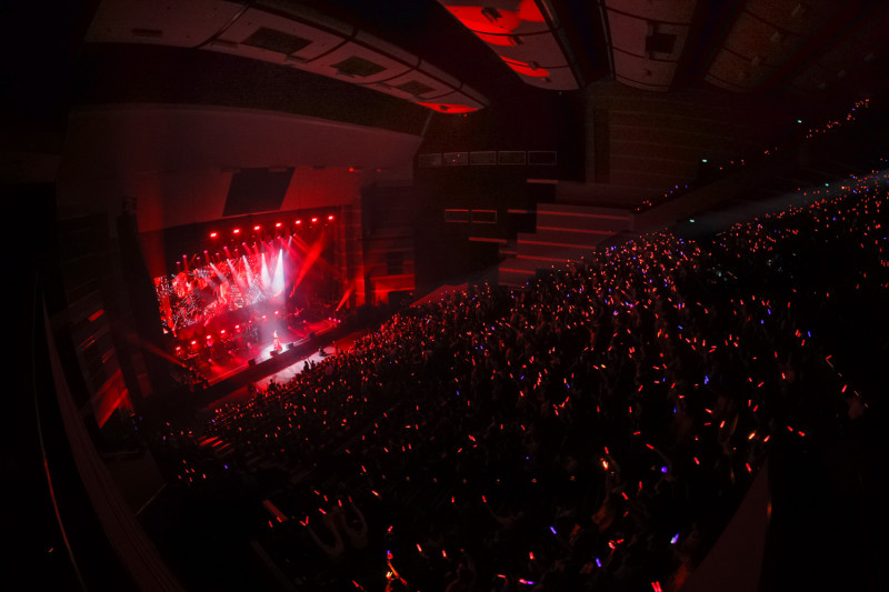 水樹奈奈在台北國際會議中心開唱，兩天吸引6000人朝聖。（Amuse、Hannah Eto SHERPA+ 提供）