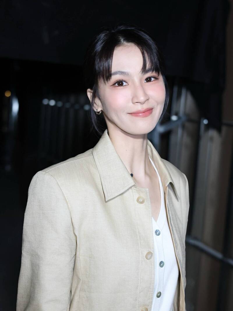 曾沛慈在現場曾與徐夢潔咬耳朵，外界對兩人問答內容充滿好奇。（翻攝自臉書）