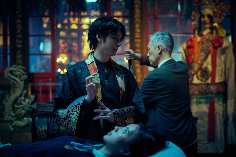 曹佑寧回憶在基隆城隍廟拍攝《祭弒》期間，感覺有種在家的安全感。（威視提供）