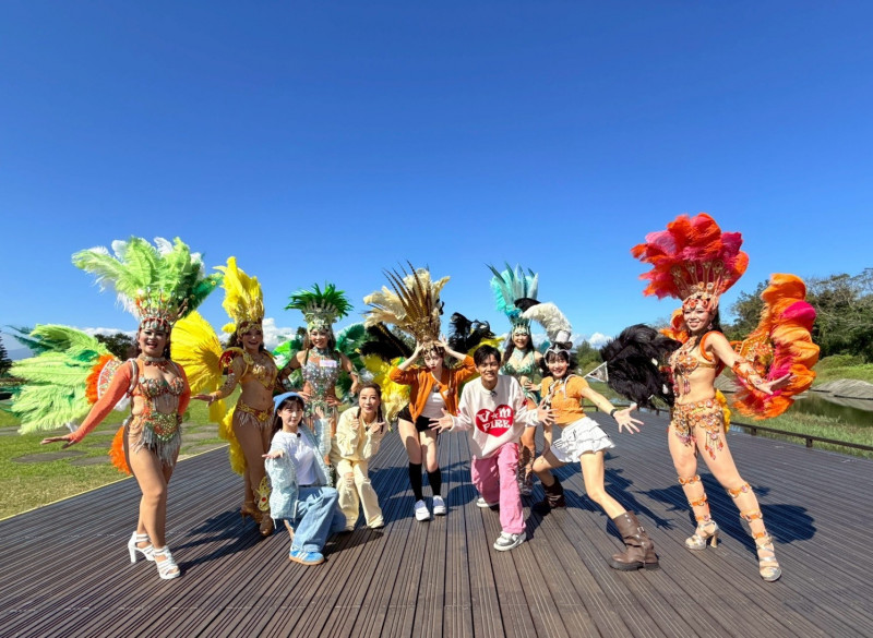 楊繡惠嗨跳火辣森巴 啦啦隊女神PK阿翔累到想罷工