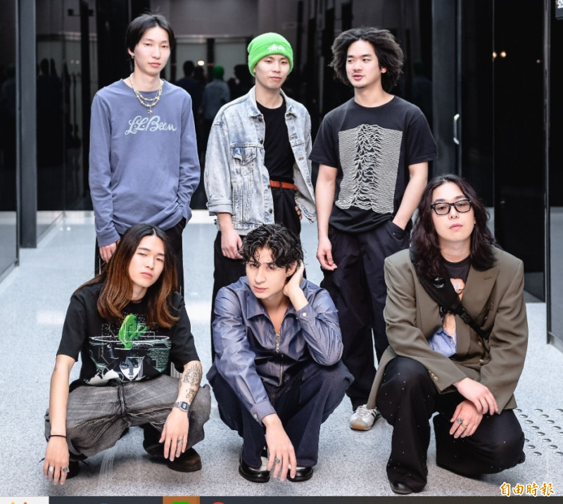 這是Billyrrom第5次來台，受訪與媒體相談甚歡。（記者王文麟攝）