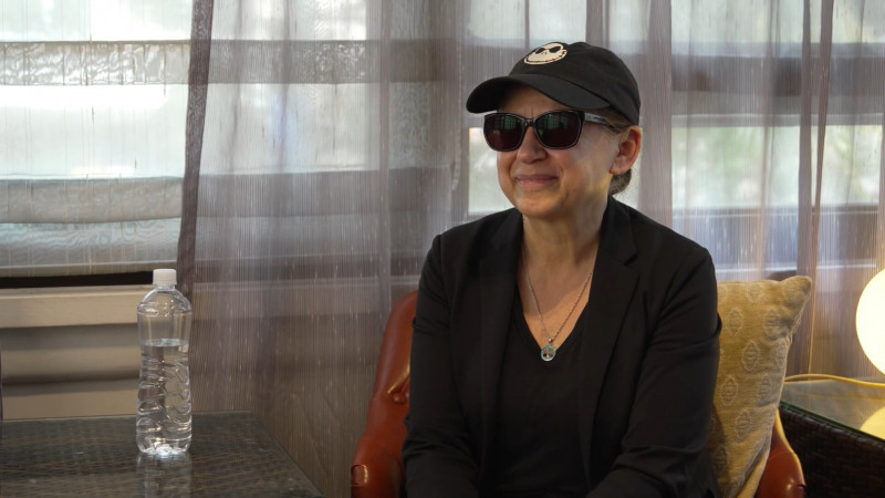 匈牙利名導伊爾蒂蔻恩伊達為新片《你是不會當樹嗎》接受本報專訪。（海鵬提供）