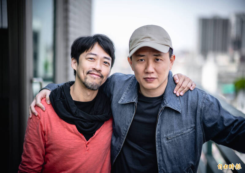 魏雋展（左）、廖克發至少合作3次，彼此之間也有了默契。（記者王文麟攝）