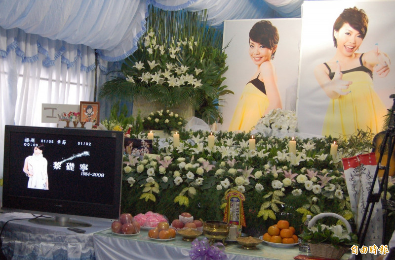 黎礎寧於2008年11月12日過世，得年24歲，令不少人感到遺憾。（資料照，記者佟振國攝）