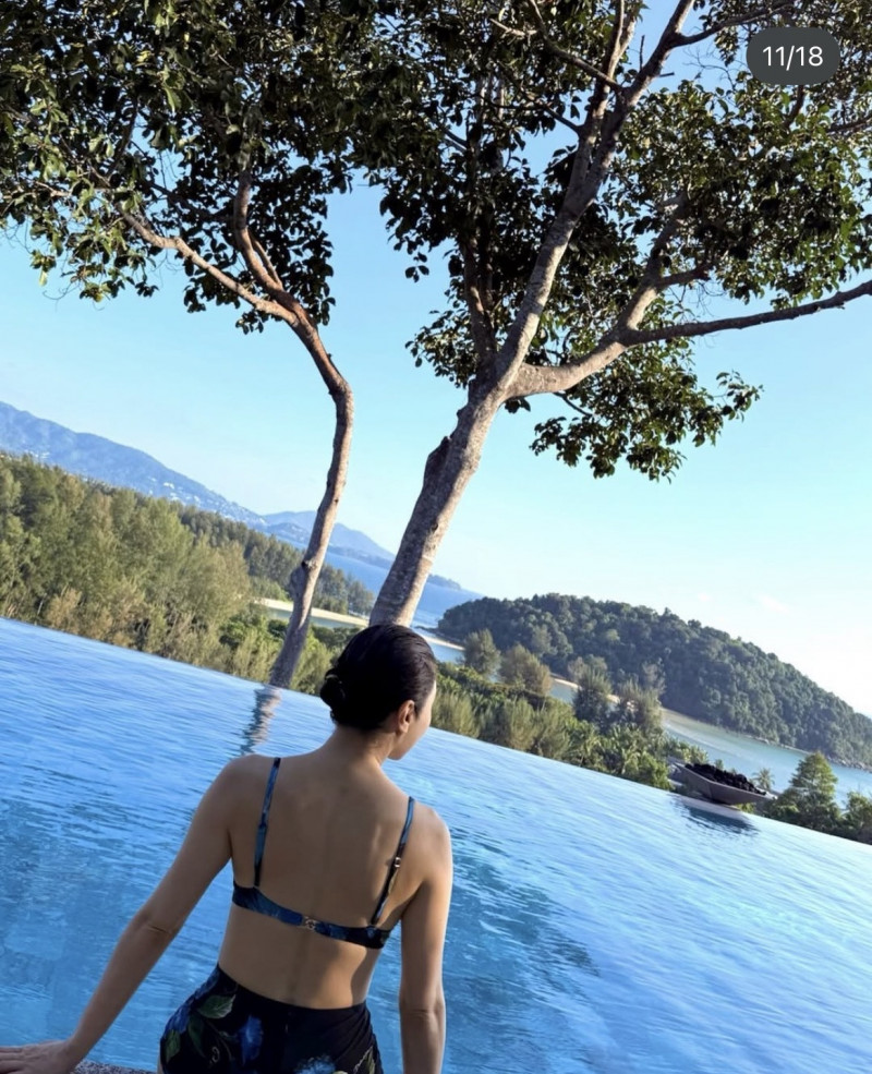 黎姿熱愛運動，肌肉線條勻稱。（翻攝自IG）