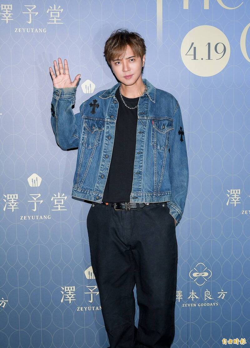 羅志祥今出席中醫診所開幕活動。（記者王文麟攝）