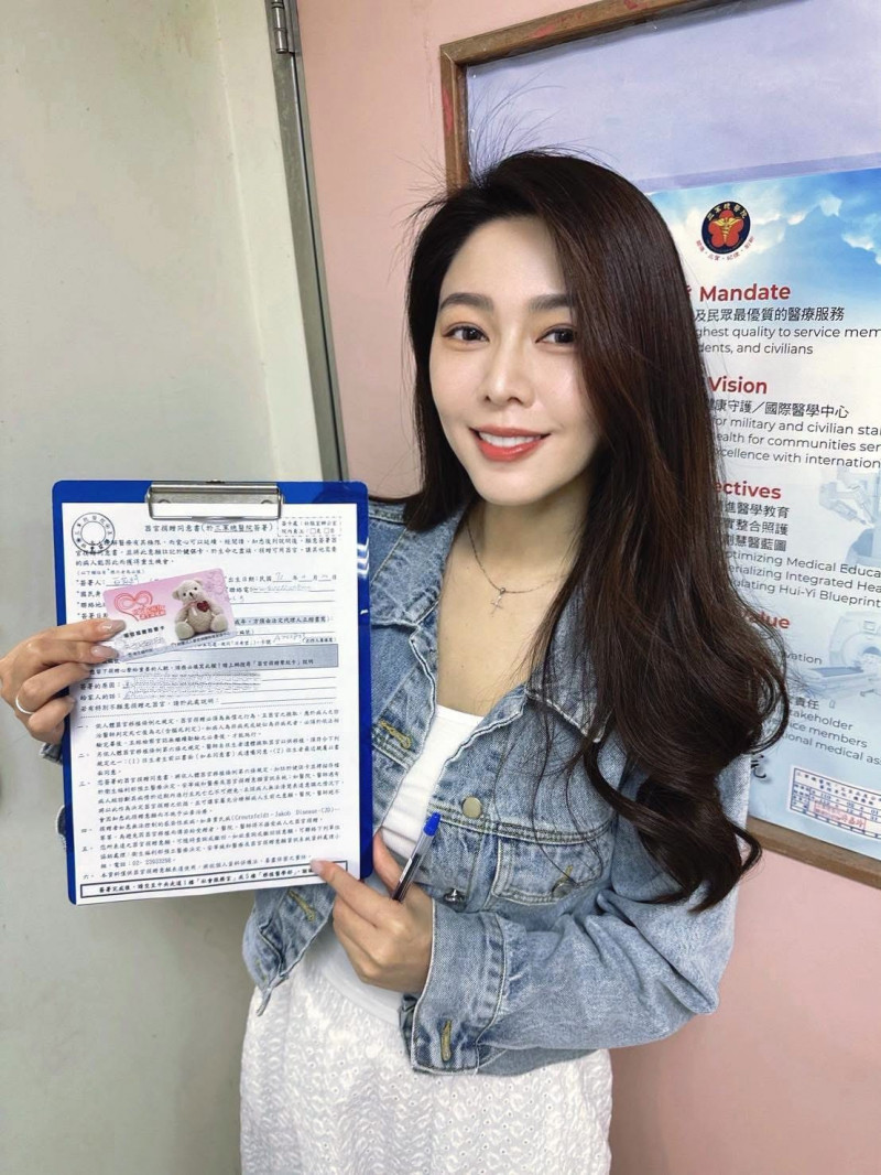 白家綺42歲生日拋震撼彈！簽下器捐同意書 含淚告白：這身體不再只是我的