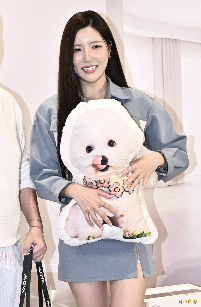 南珉貞計畫過3、4年想生兩個孩子。（記者陳奕全攝）