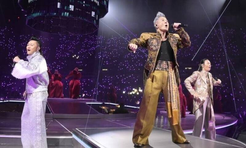 草蜢紅館演唱會 台下巨星雲集媲美金像獎