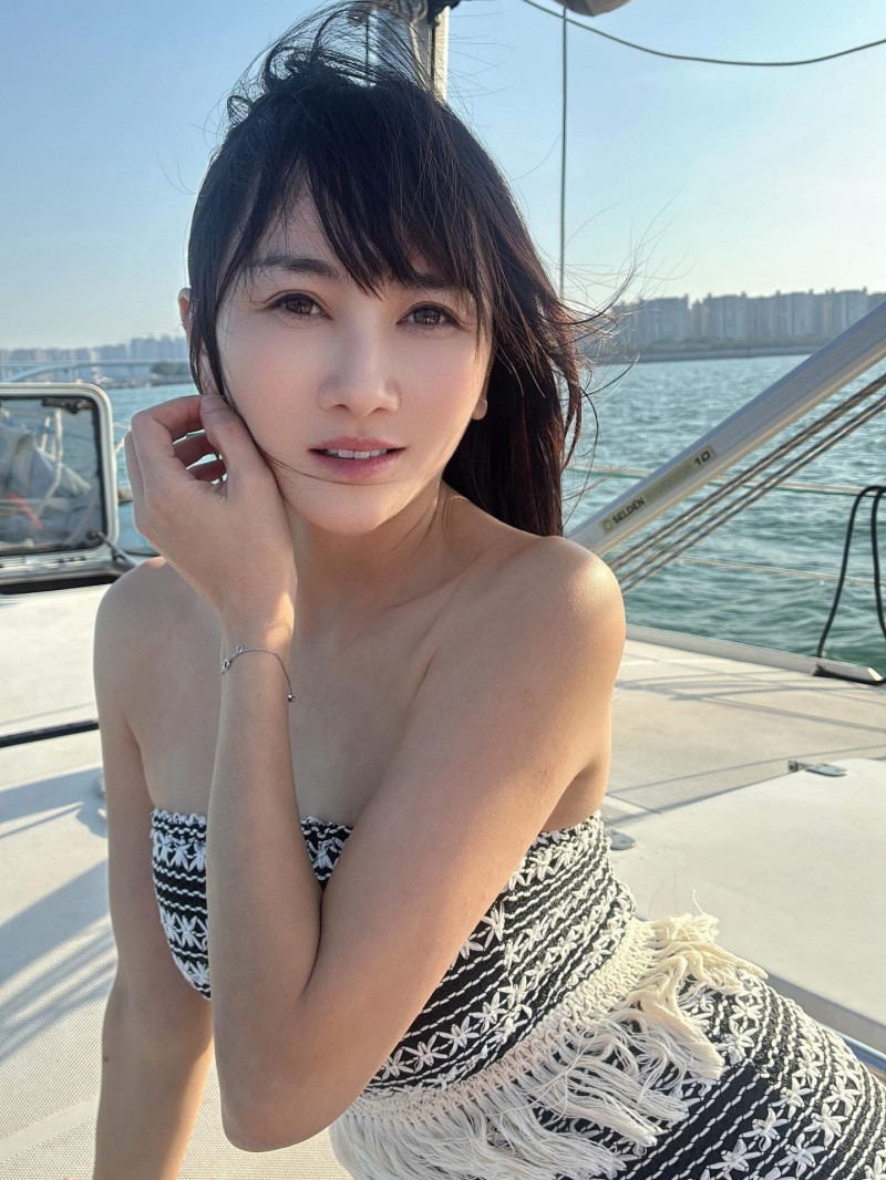 王宥忻赴廈門曬「老公視角」絕美照。（女神愛啪啪提供）