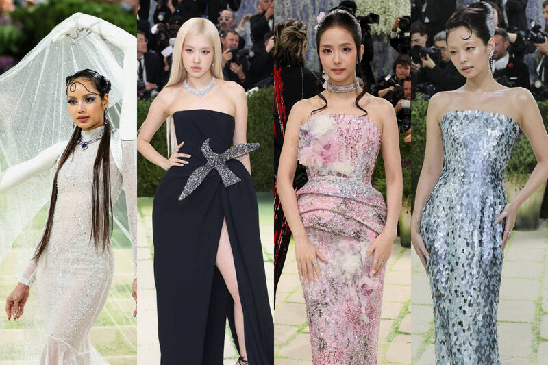 Met Gala紅毯炸裂  BLACKPINK四姝合體 Jisoo強勢回歸掀話題