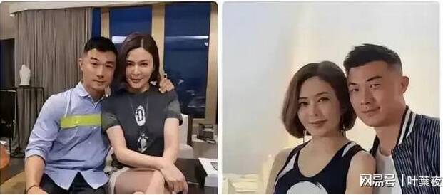 這名遭起底現年27歲的男模特兒，和關之琳有多張同框照，兩人頂多搭肩、貼臉而已，卻被傳為「嬤孫戀」。（翻攝自微博）