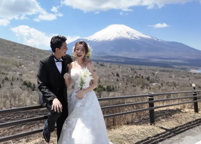 陳天仁絕美婚紗現身！日籍尪當場淪陷：謝謝妳嫁給我