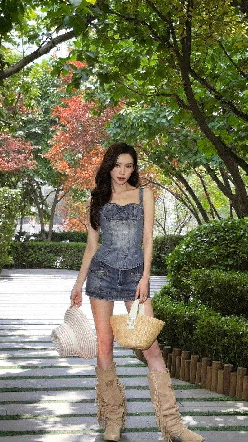 許多人覺得林志玲的體態，就算加入女團也沒問題。（翻攝自臉書）