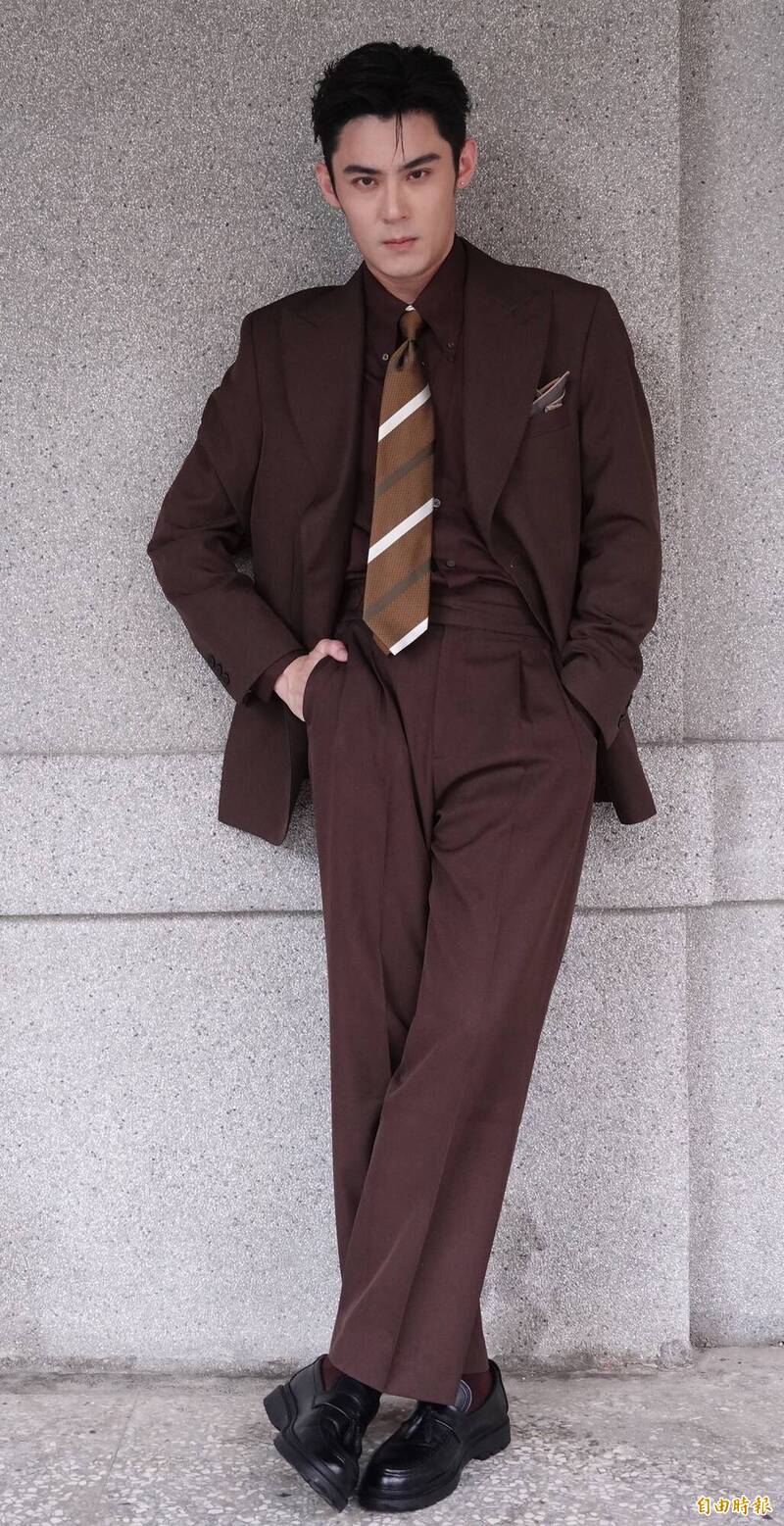 陳奕首擔任台劇《男公館》製作人，還親自「下海」飾演性愛成癮的男公關。（記者潘少棠攝）