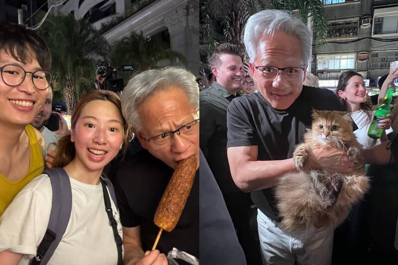黃仁勳愛吃台灣美食 前立委謝欣霓:他就是美國人口味