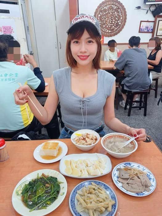 柯莉絲汀認為「美食就是嘉義市最重要的城市名片之一」。（翻攝自臉書）