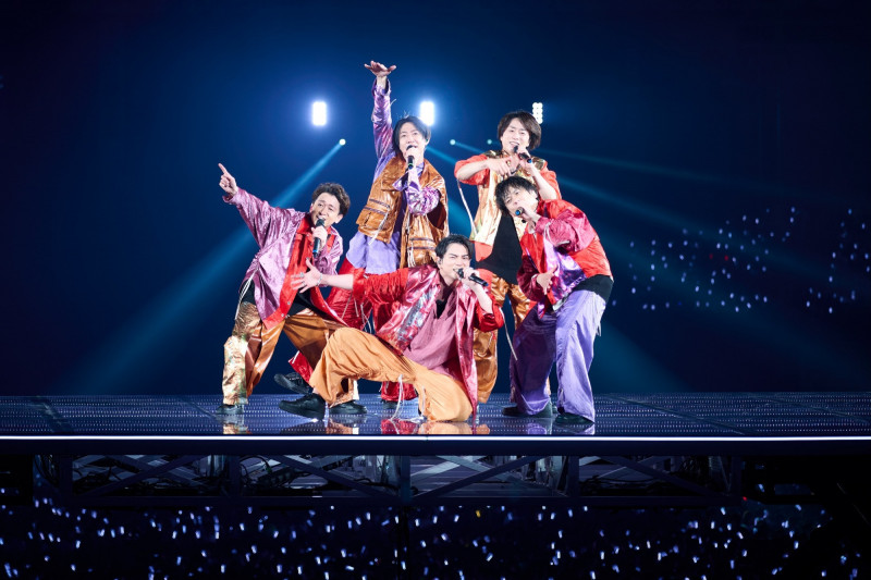 嵐ARASHI此次演出開放線上直播，訊號順到讓觀眾直呼不可思議。（翻攝自X）