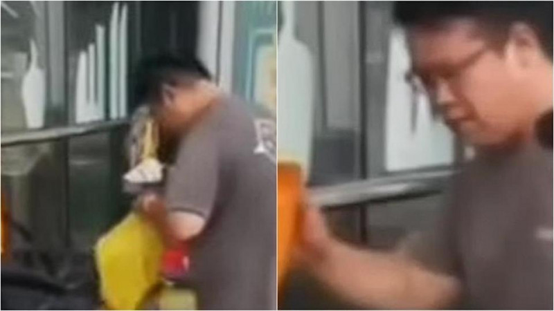 為了證明自己過得很好，應志宏去吃牛排，卻自爆差點被拖出去。（翻攝自抖音）