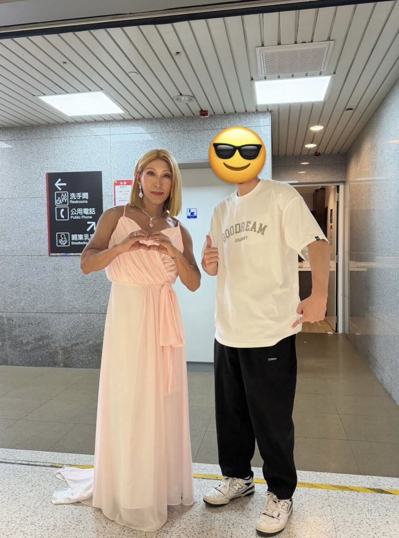 潘若迪成功解救網友，還是以席琳迪翁型態。（翻攝自threads）