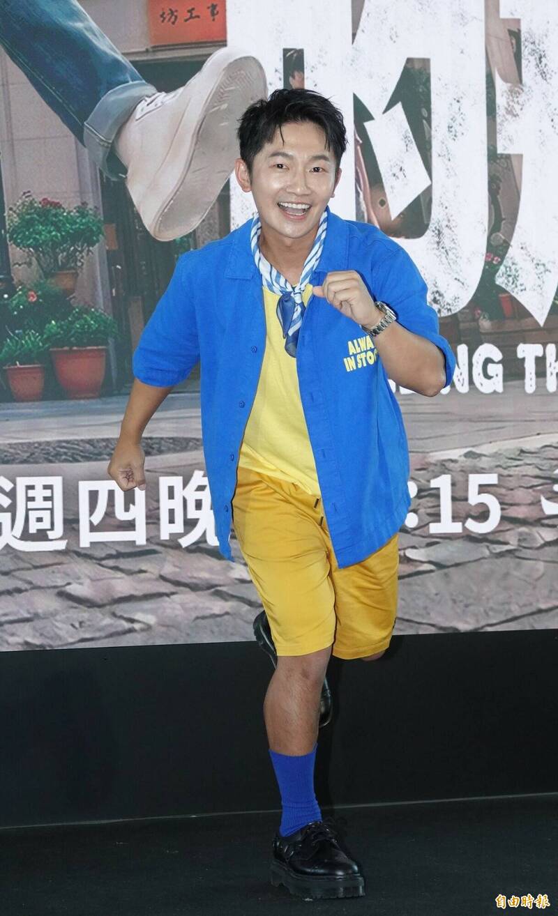 蔡昌憲提及離世好友傅子純，一度眼眶泛紅，難掩悲傷。（記者潘少棠攝）
