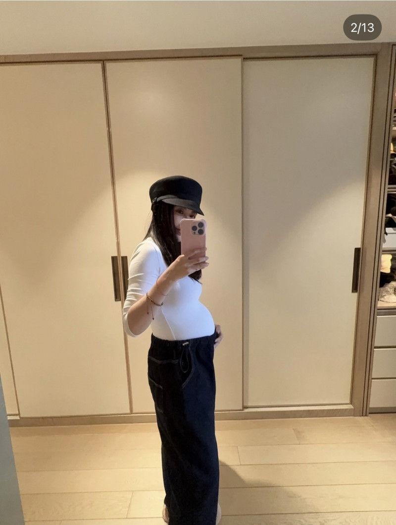 愷樂這胎懷了雙胞胎。（翻攝自IG）