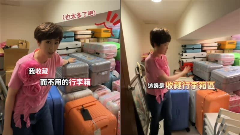 (影)寇乃馨舊家變垃圾屋? 200個行李箱塞爆3房