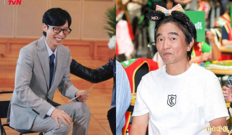 劉在錫在南韓有「國民MC」封號；吳宗憲在台灣也穩坐綜藝大哥寶座。（翻攝自IG、資料照，記者王文麟攝）