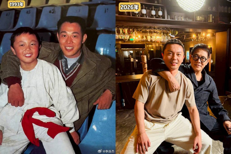 《新少林五祖》33年後重逢!李連杰看謝苗長大「昔日父子檔變這樣」