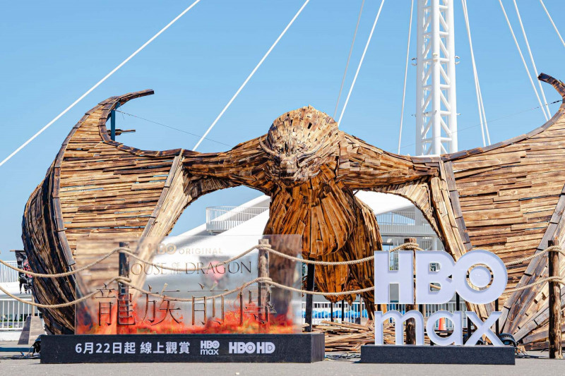 HBO原創影集「龍族前傳」第3季開播前 巨型烈焰飛龍震撼空降高雄