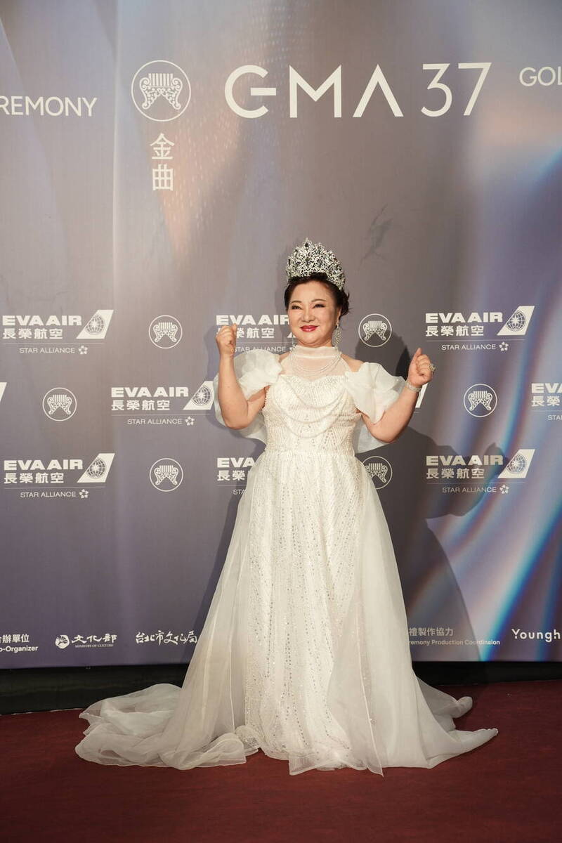 白冰冰時隔28年再戰金曲，創下紅毯最高收視。（台視提供）