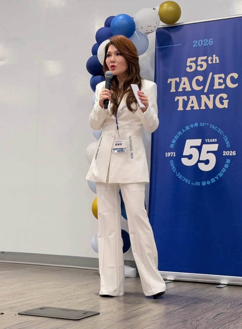 她馬不停蹄在美國4城市演講。（翻攝自張雅琴臉書）
