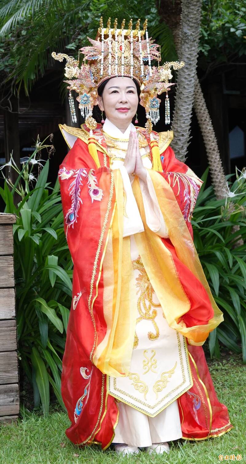 張秀卿曾親自跑到廟裡再向媽祖確認，希望能「婉拒」這份重任。（記者潘少棠攝）
