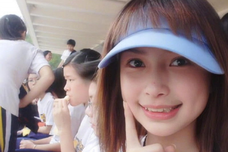 Angelababy從小就五官深邃。（翻攝自微博）