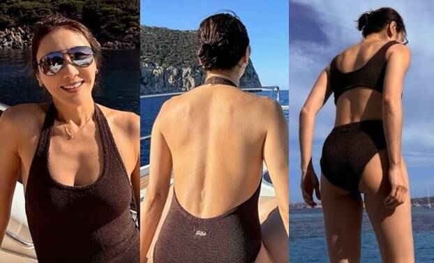 54歲最美CEO黎姿性感出海 蜜桃臀結實堅挺如少女
