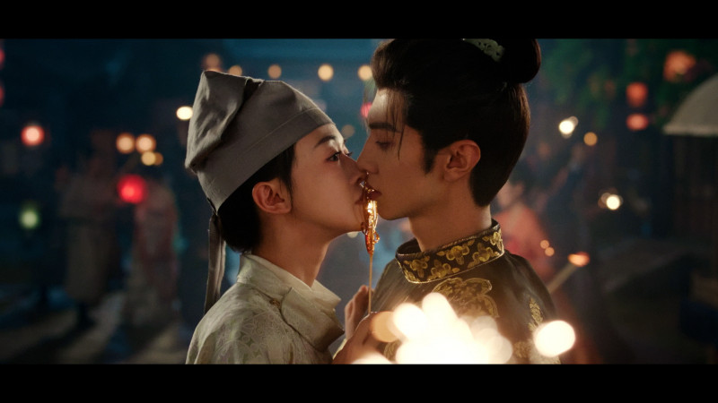 吳謹言（左）、陳哲遠在《御廷謠》有強烈化學反應。（Disney+提供）