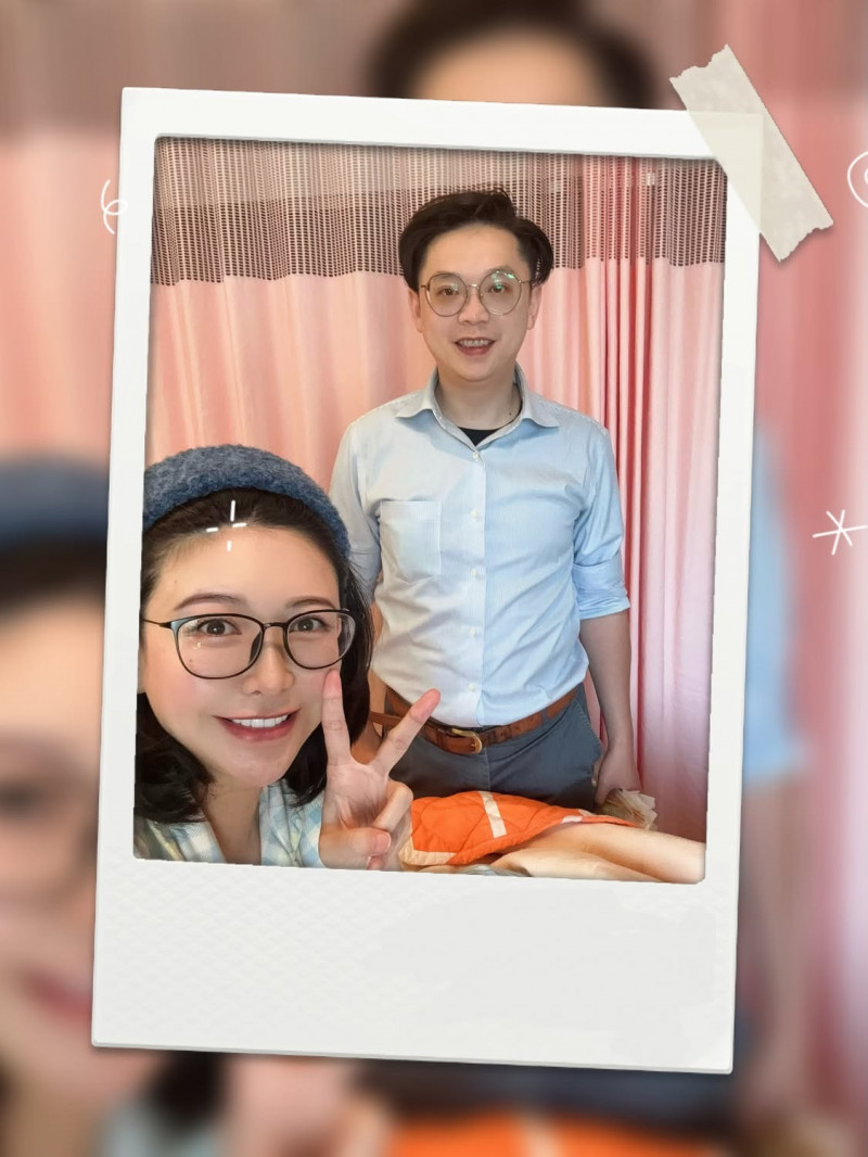 愷樂曬出與醫生的合照。（翻攝自Threads）