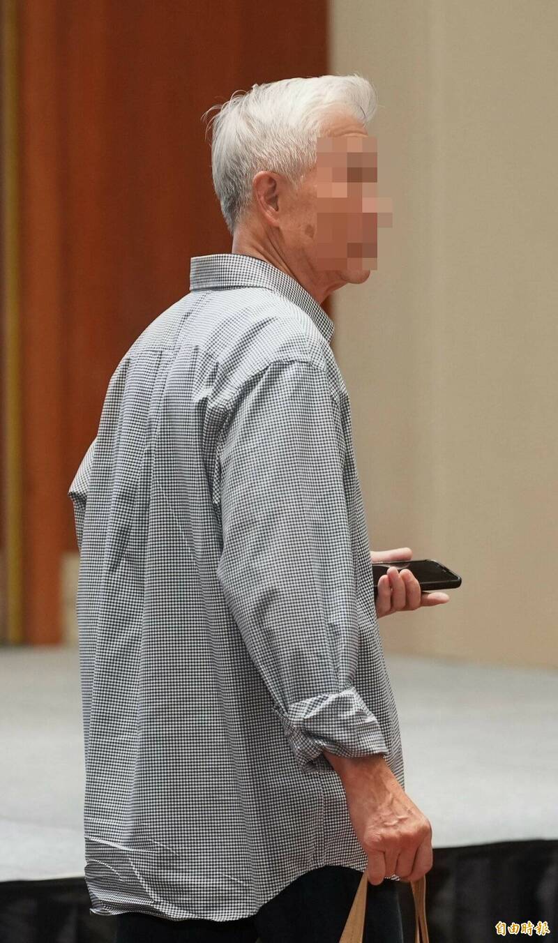 尤雅鬆口認了現在有伴，男友似也低調在場。（記者潘少棠攝，經馬賽克處理）