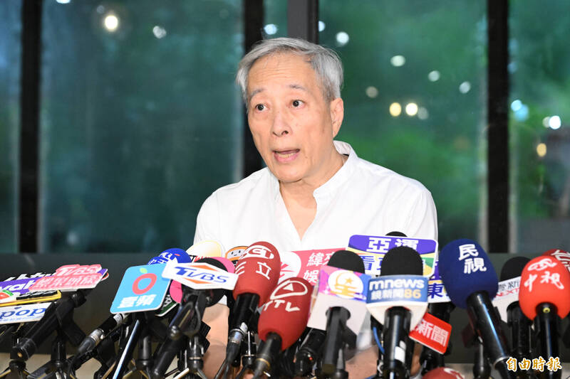 姜厚任強調，自己不是為了搶版面打口水戰，而是無法容忍善良的人被惡意抹黑。（記者胡舜翔攝）