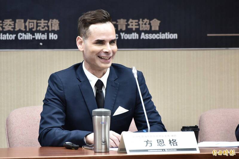 旅居台灣的美國籍律師方恩格好奇問：「為什麼賴清德總統兒子沒有一直圍堵跟拍？」（資料照，記者塗建榮攝）