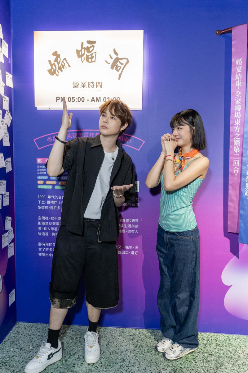 郭家瑋、木木參觀台東博覽會。（Hit Fm 聯播網提供）