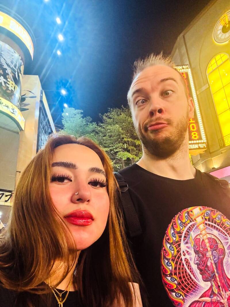 Vanessa Blanca在台灣拍攝的照片。（翻攝自IG）
