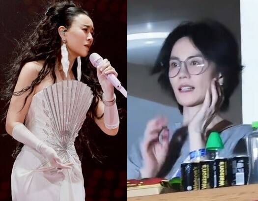 王菲「真愛」曝光?戴眼鏡現身演唱會 造型可愛引熱議