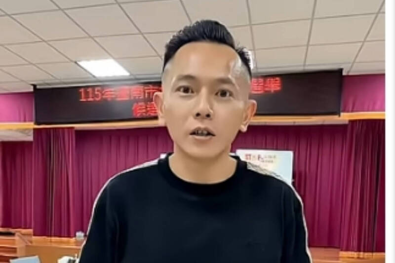 (影)TikTok網紅AJ哥正式參選 砸16萬完成登記